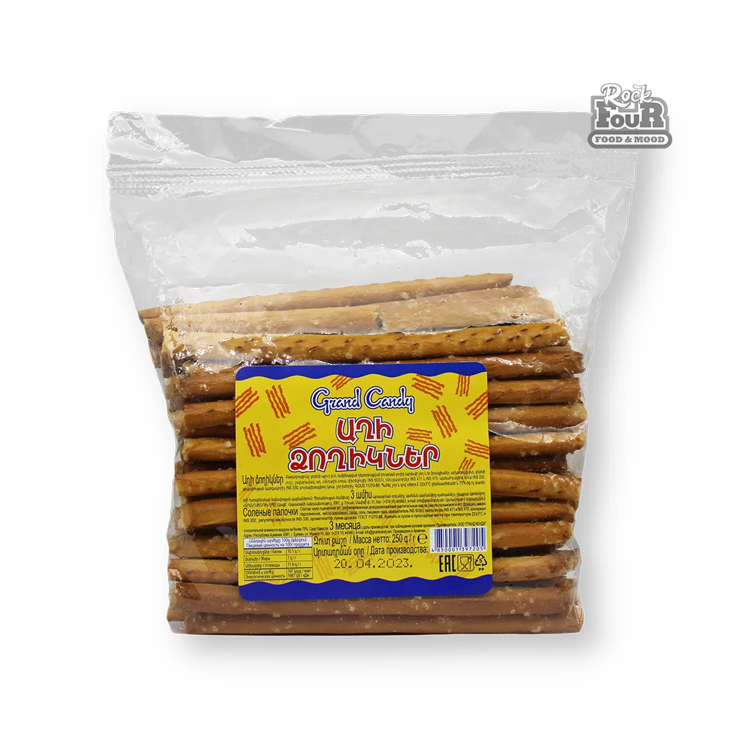 Salted breadsticks "Grand Candy" 250g